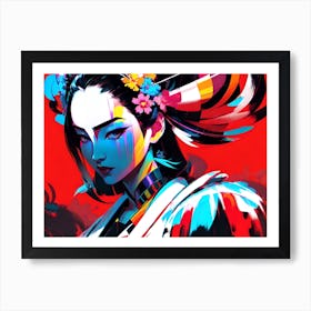 Geisha 122 Art Print