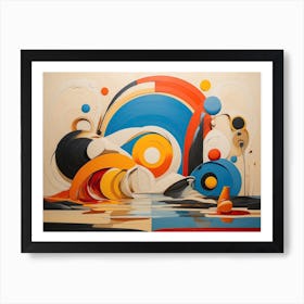 Shapes & Colors Art Print