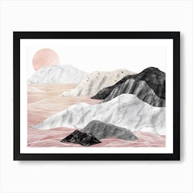 Marble Landscape I Art Print