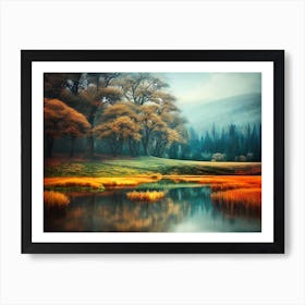 Autumn Landscape 1 Art Print