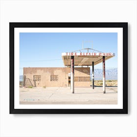 Salton Sea Tires Art Print