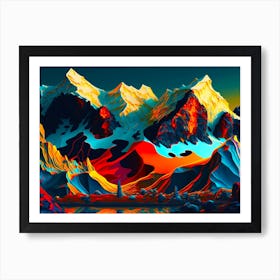 Glowing Wilderness Art Print