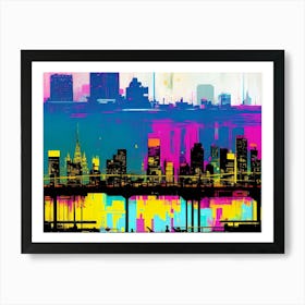 New York City Skyline 86 Art Print