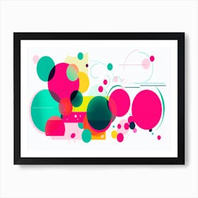 Abstract Circles 18 Art Print