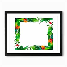 Tropical Frame 5 Art Print