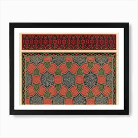 Emile Prisses D’Avennes Pattern, Plate No, 67, La Decoration Arabe Art Print