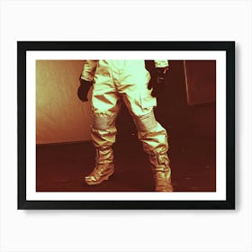 Astronaut In Space Suit Art Print