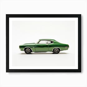 Toy Car 70 Chevelle Ss Green Art Print