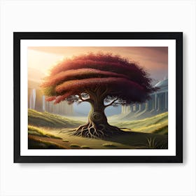 Abstracted Tree of Life Art Print
