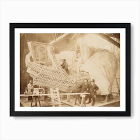 Construction Of The Skeleton And Plaster Surface Of The Left Arm And Hand Of The Statue Of Liberty 1883 Art Print