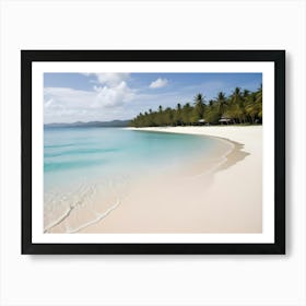 White Sand Beach 5 Art Print