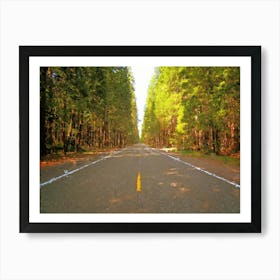 Sunny Road, Oil Painting Art Print