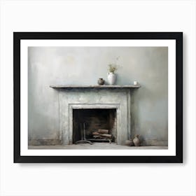 Old Stone Farm Cool Tones 14 Art Print