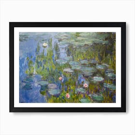 Claude Monet Water Lilies, Claude Monet Art Print