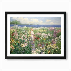 Flower Garden Art Print