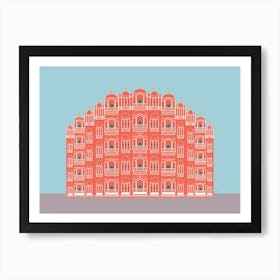 Hawa Mahal, Pink Wind Palace, Jaipur, India Art Print