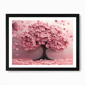 Cherry Blossom Tree Art Print