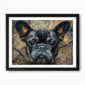 French Bulldog Fine Art Portrait 1 Art Print