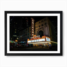 The Chicago Theater Art Print