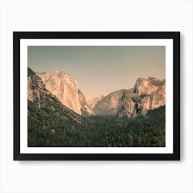 Landscapes Raw 9 Yosemite (USA) Art Print