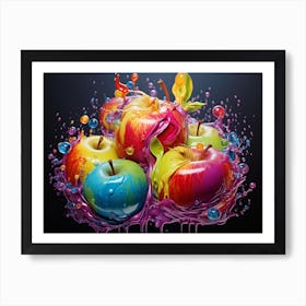 Fruit Splash 4 Art Print
