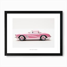 Toy Car 55 Corvette Pink 2 Poster Art Print