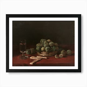 Figs And Grapes Art Print