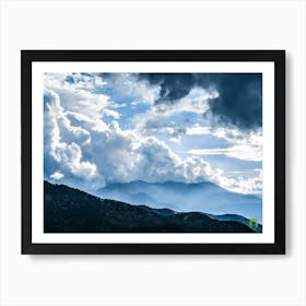 Cloudy Sky Over Mountains 20211021 267ppub Art Print