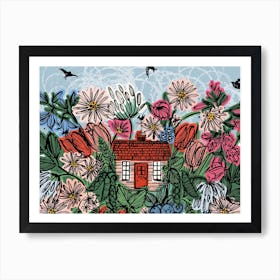 Cottage Garden Art Print