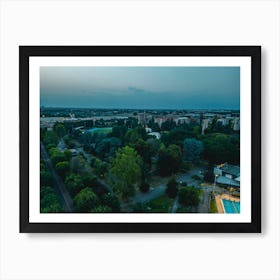 City of San Donato Milanese, Italy - Art Prints. Aerial Photography Art Print