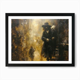 Contemporary Artwork Inspired By Rembrandt Van Rijn 4 Art Print