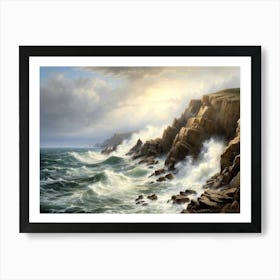 Stormy Seas 5 Art Print