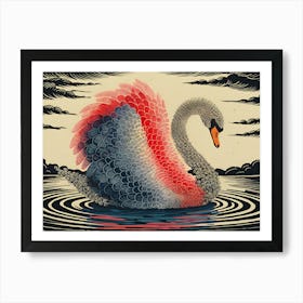 Swan 6 Art Print