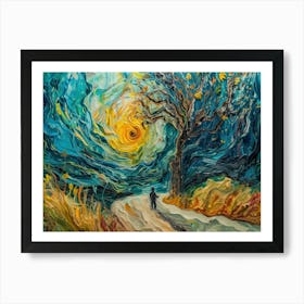 Contemporary Artwork Inspired By Vincent Van Gogh 4 Art Print