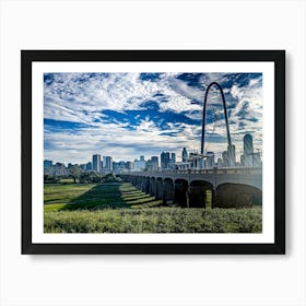 Dallas Texas- Margaret Hunt Hill Bridge Art Print