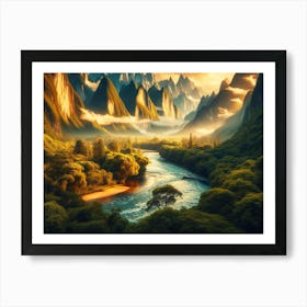 Nature S Sunrise Art Print