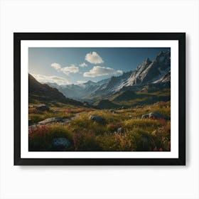 Mountain Landscape Art Print