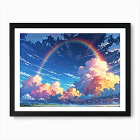 Rainbow In The Sky 14 Art Print