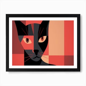 Abstract Cat 9 Affiche