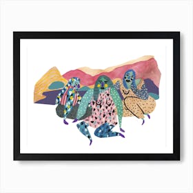 Stone Ladies Art Print