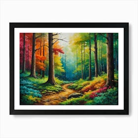 Forest Path 4 Art Print