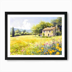 House In The Meadow Art Print