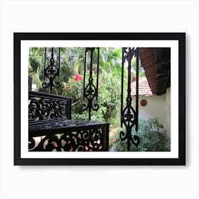 Wrought Iron Staircase Art Print