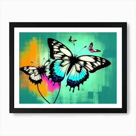 Butterfly Painting 117 Art Print