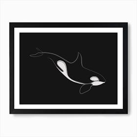 Killerwhale Art Print