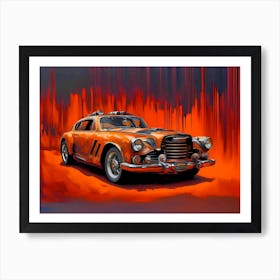 Cyberpunk Car Art Print