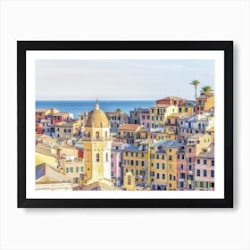 Colors Of Vernazza Art Print