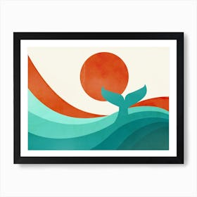 Wave (Day) Art Print