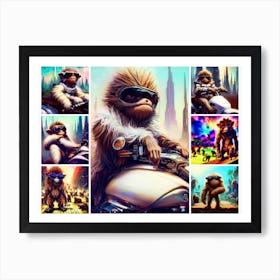 Star Wars Sabertooth Art Print