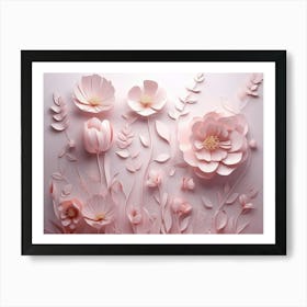 Paper Flowers 82 Art Print